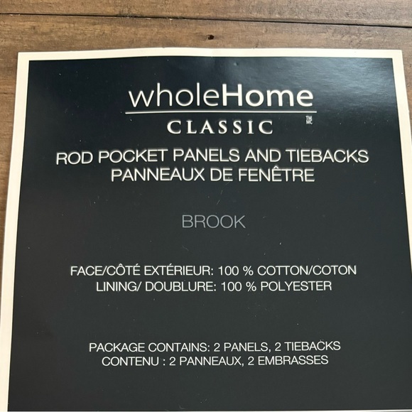 Drapery Panels, 84” long - Picture 4 of 4